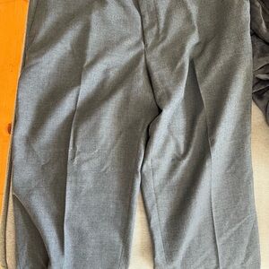 Mens suit pants and blazer gray